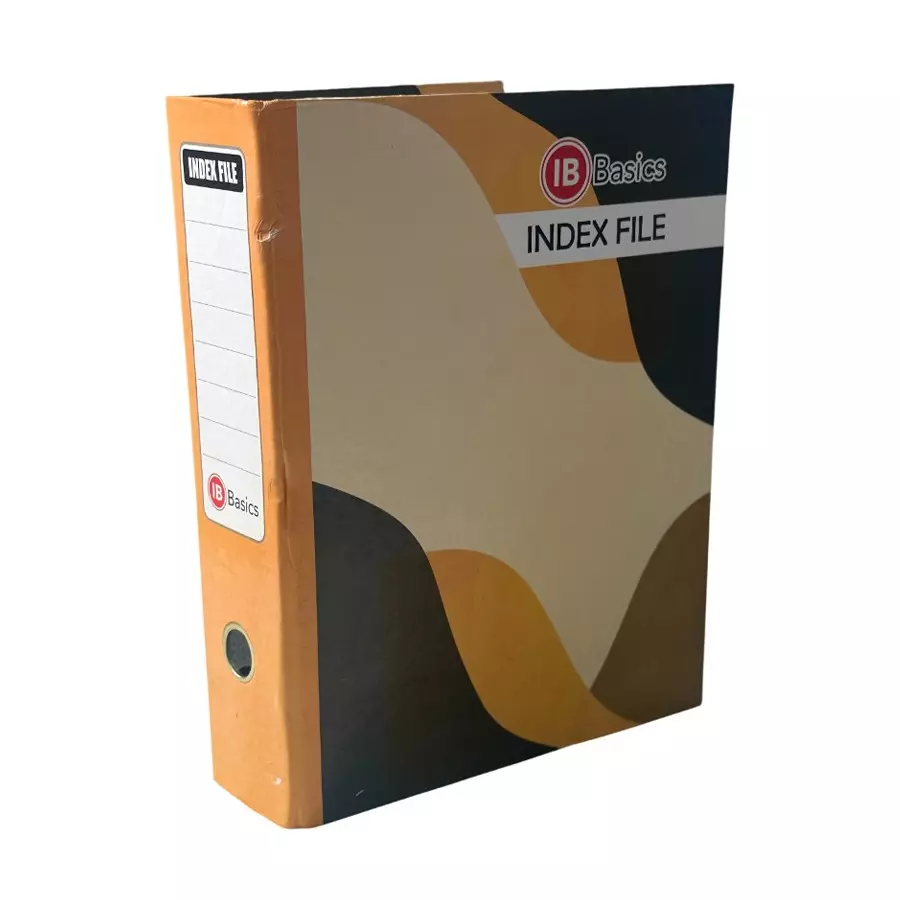 IB BASICS 555 GSM Box Index File with Lamination Legal A4 Size Assorted Color (Pack of 8)