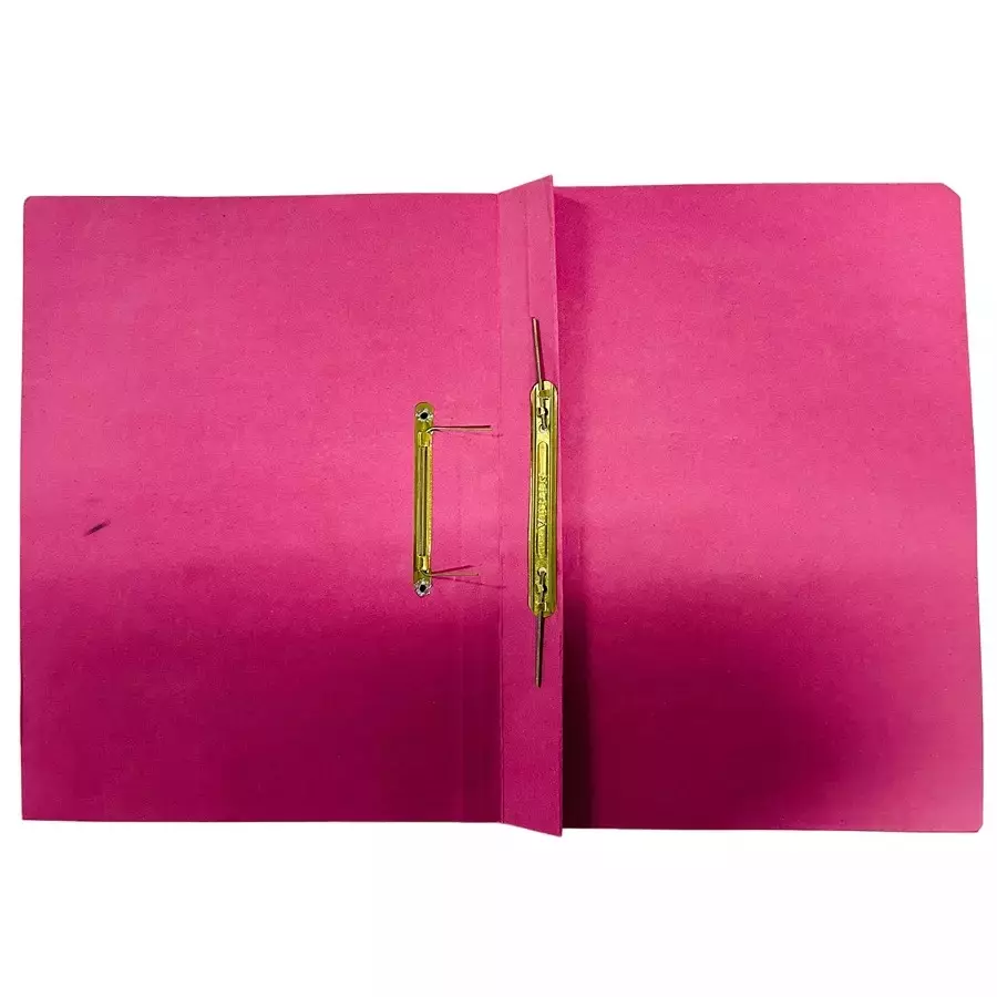 IB BASICS 310 GSM Cobra File (Spring Clip) Assorted Color A4 Size (Pack of 50)