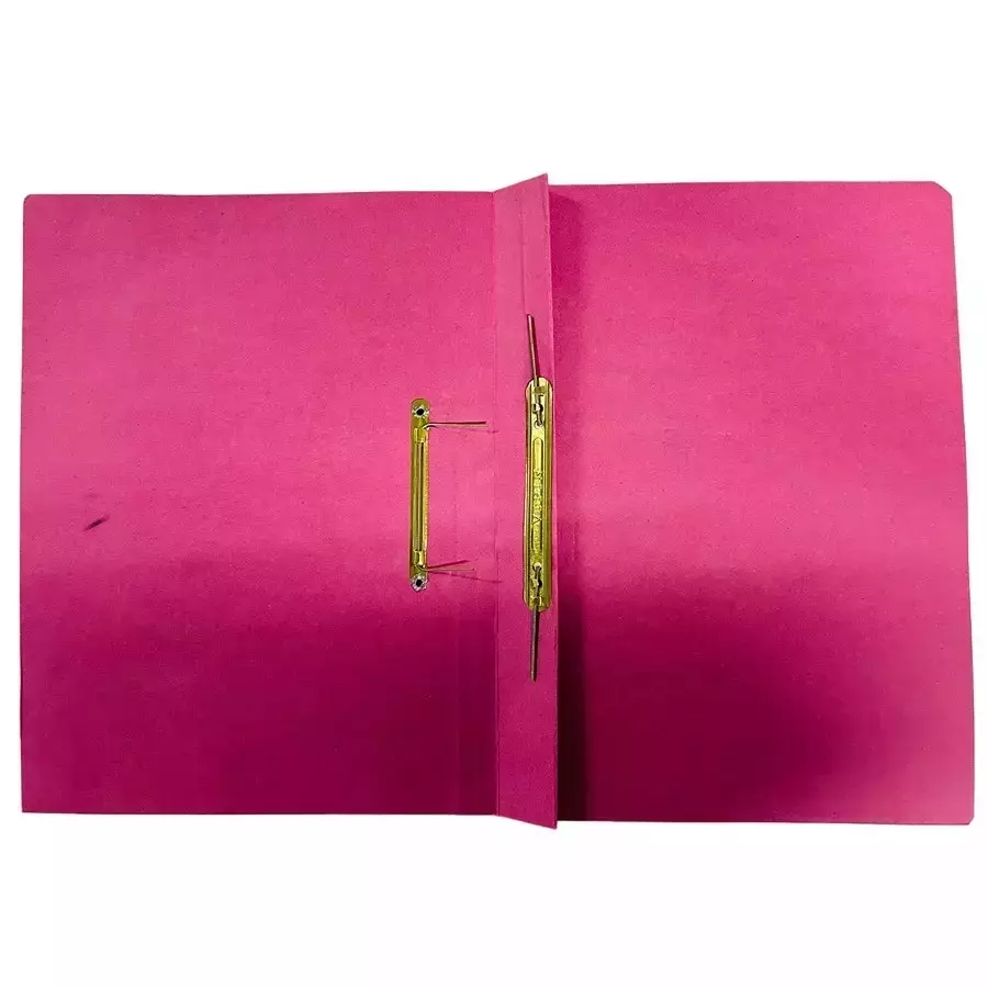 IB BASICS 310 GSM Cobra File (Spring Clip) Assorted Color A4 Size (Pack of 20)