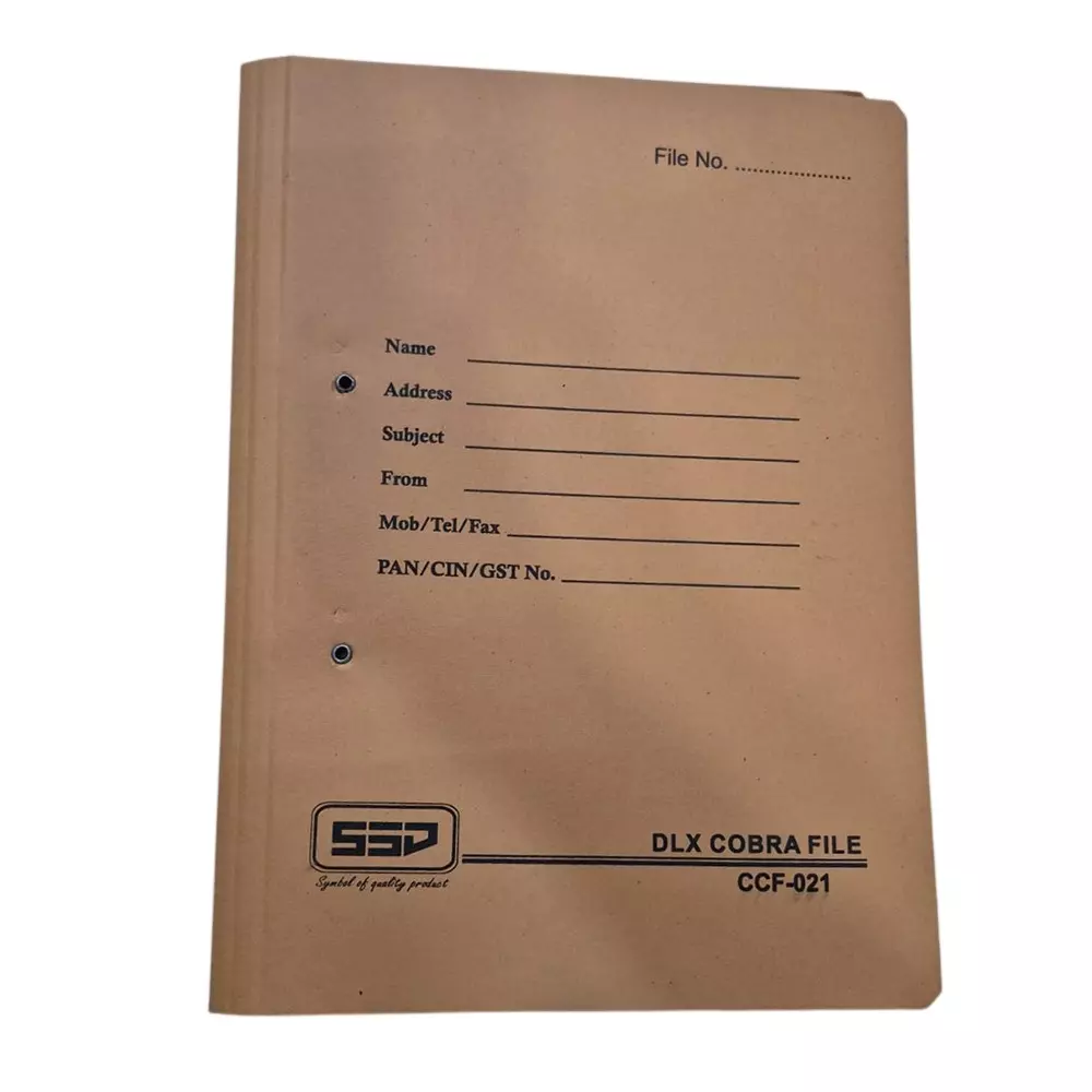 SSD Dlx Cobra File Assorted Color (Pack of 18)