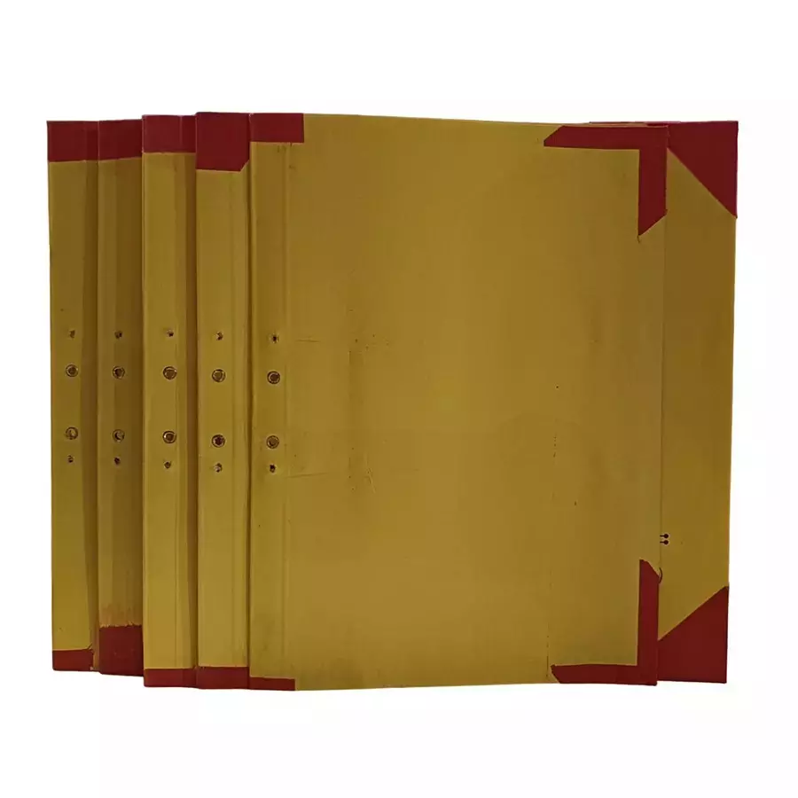 GENERIC Special Cobra File (Spring Clip) with Cloth Coated Boundary 310 GSM Assorted Color (Pack of 50)
