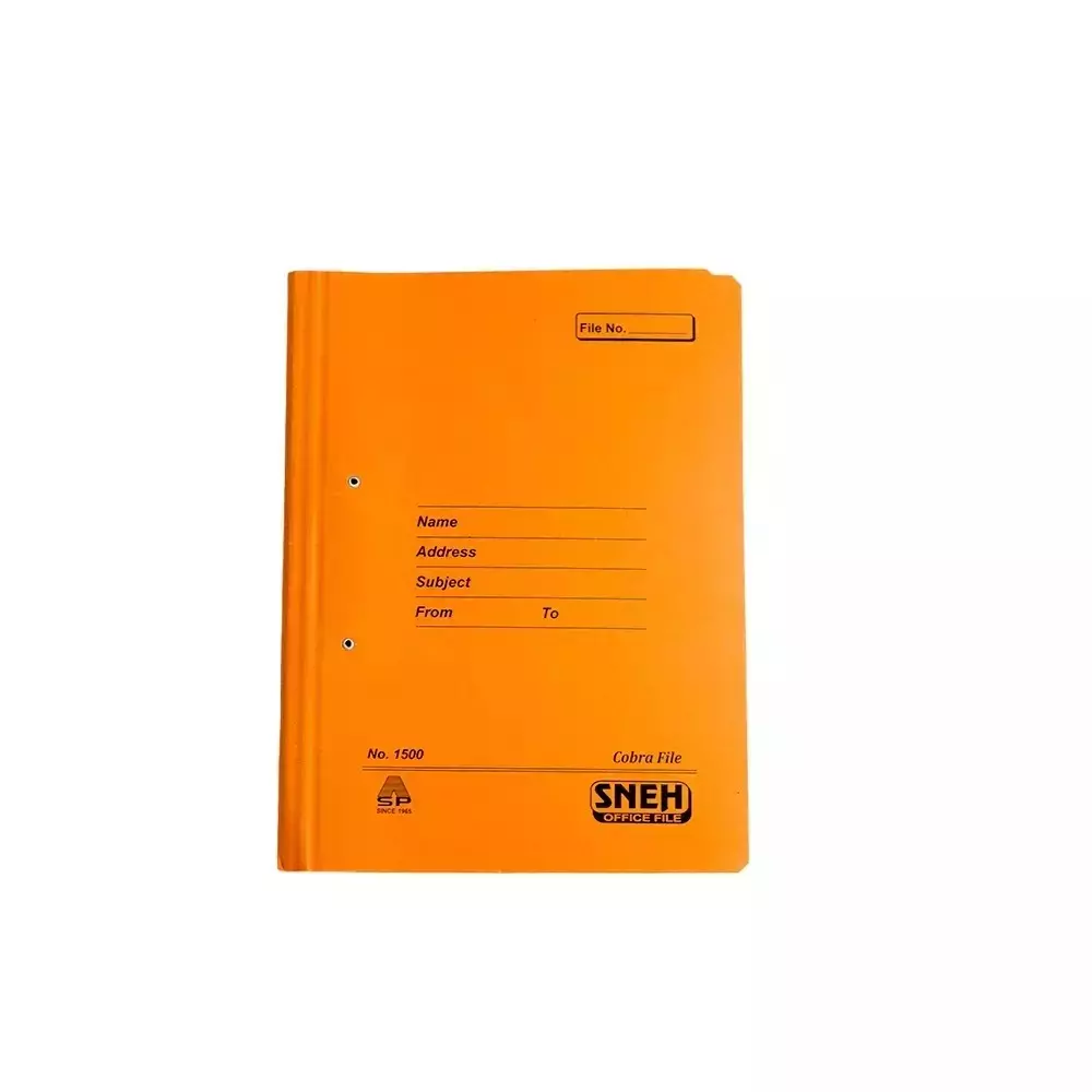 GENERIC 540 GSM Cobra File (Spring Clip) Assorted Color A4 Size (Pack of 20)