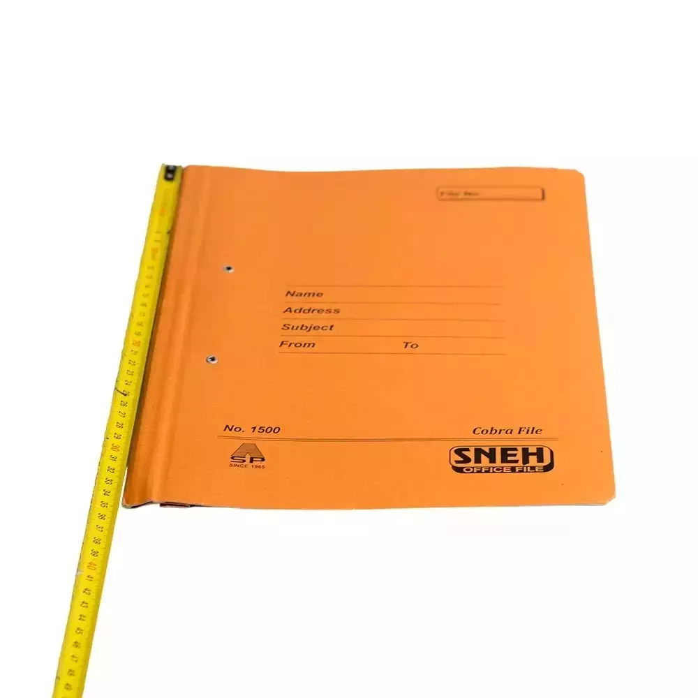 GENERIC 540 GSM Cobra File (Spring Clip) Assorted Color A4 Size (Pack of 100)