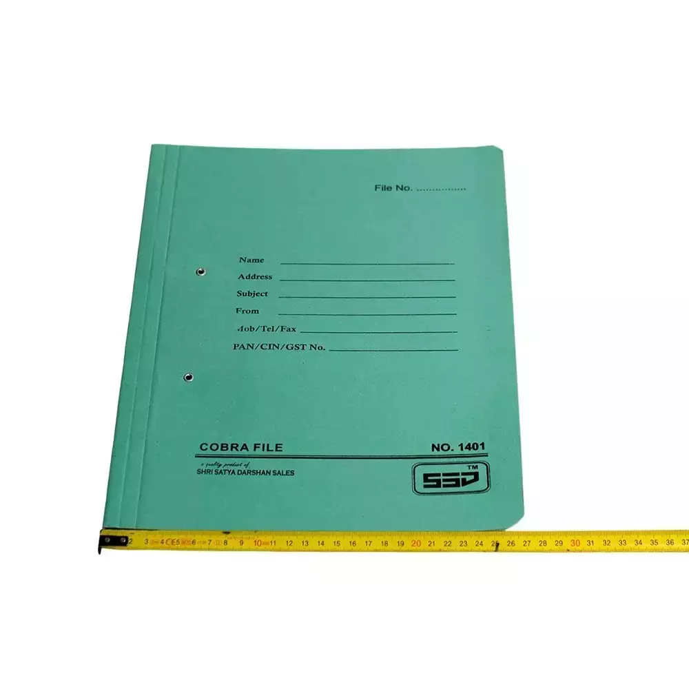 GENERIC 450 GSM Cobra File (Spring Clip) Assorted Color A4 Size (Pack of 20)