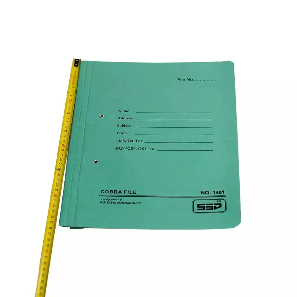 GENERIC 450 GSM Cobra File (Spring Clip) Assorted Color A4 Size (Pack of 20)