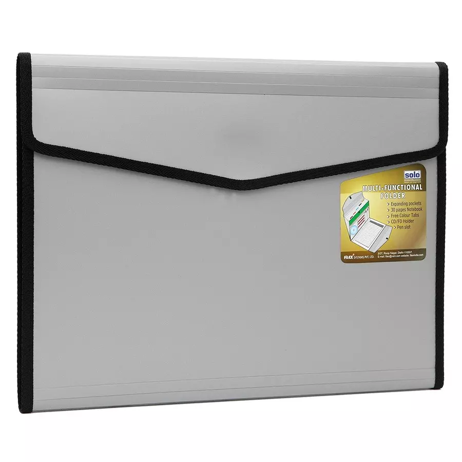 Solo EF 886 Executive Portfolio - 6 Sections (With Pad) A4 - Assorted