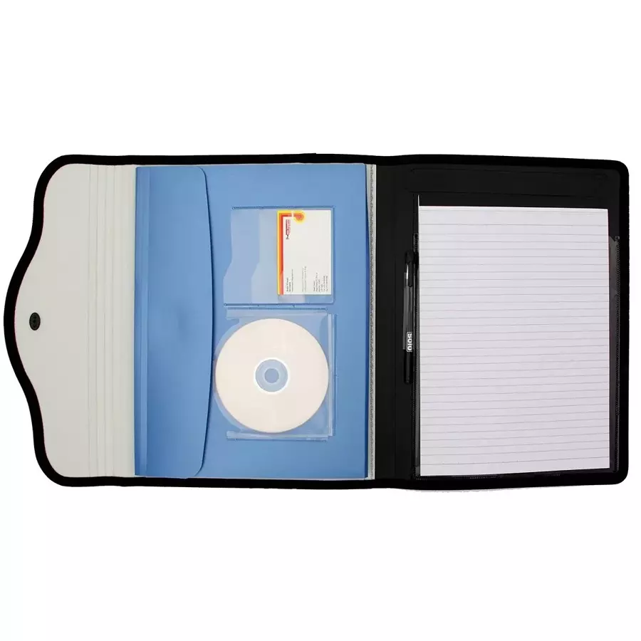 Solo EF 884 Conference Expanding File - 6 Pockets (With Pen & Pad) F/C - Assorted