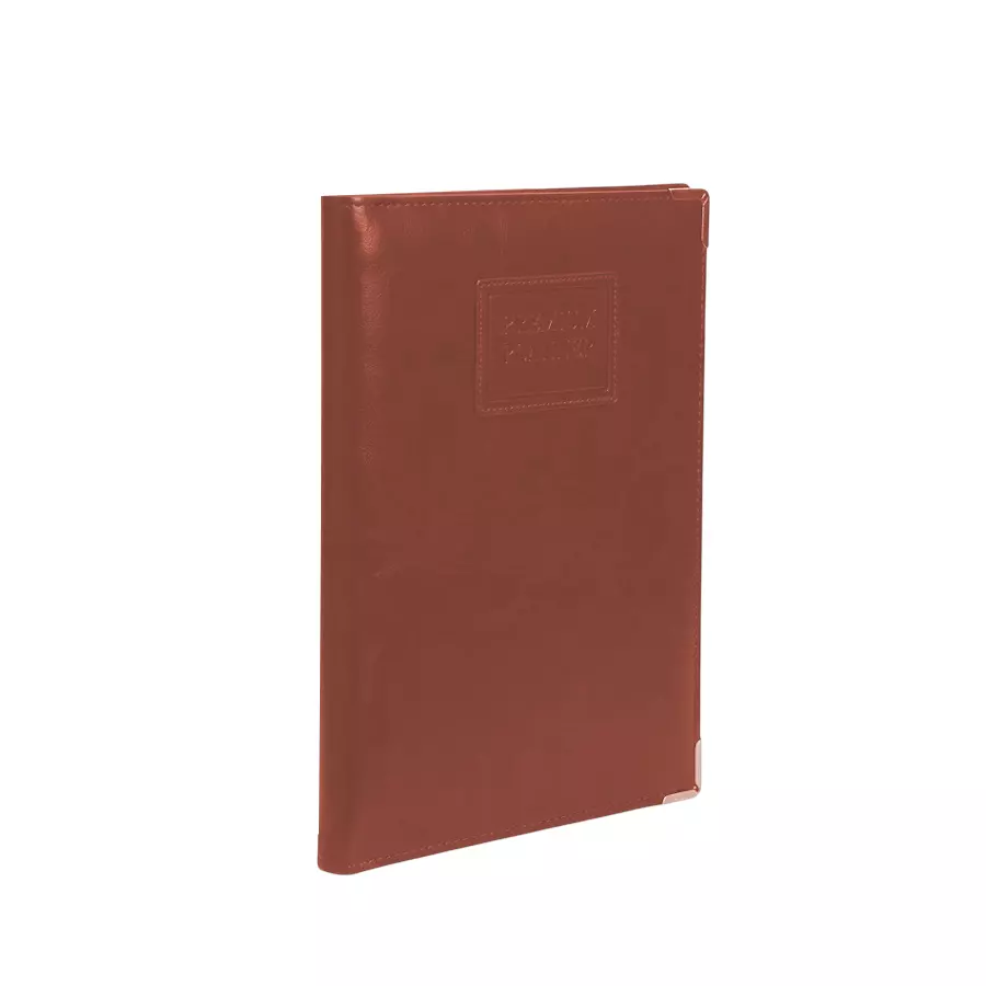 Trio 10 Pockets Urban Case Folio FC 21.6x34.3 cm Leather Tan, UBFADX10