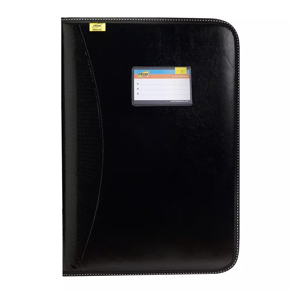 Trio 10 Pockets Urban Duetone XLS Case B4 25.7x36.4 cm Leather Black, UPC30B4D