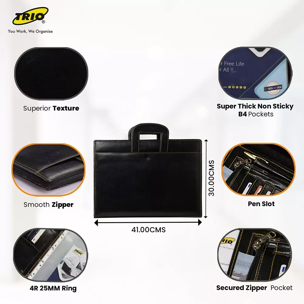 trio-10-pockets-urban-handle-folio-b4-257x364-cm-leather-black-uhf10b4