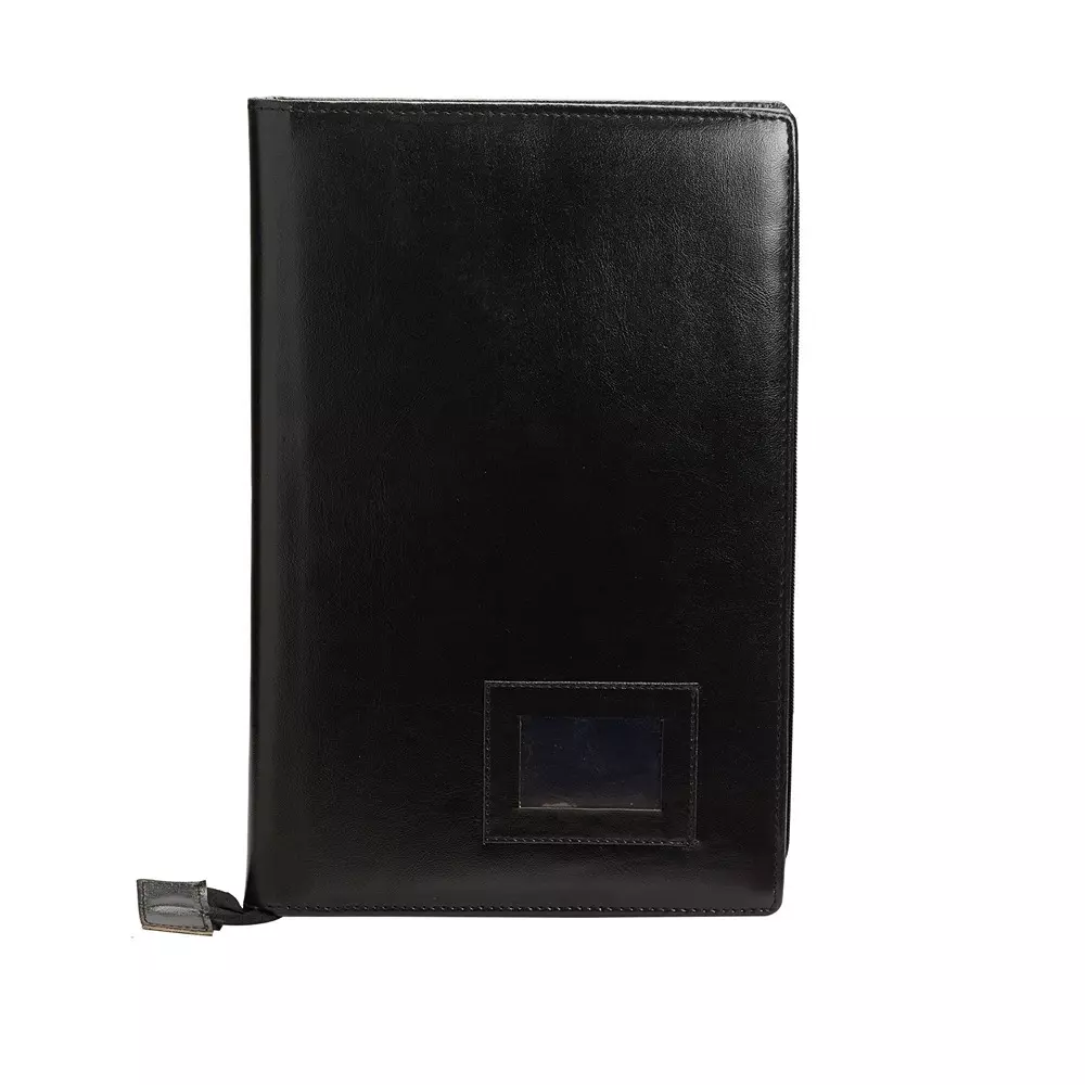 Trio 20 Pockets Urban Case Folio Leather FC 21.6x34.3 cm Black, UBF37P
