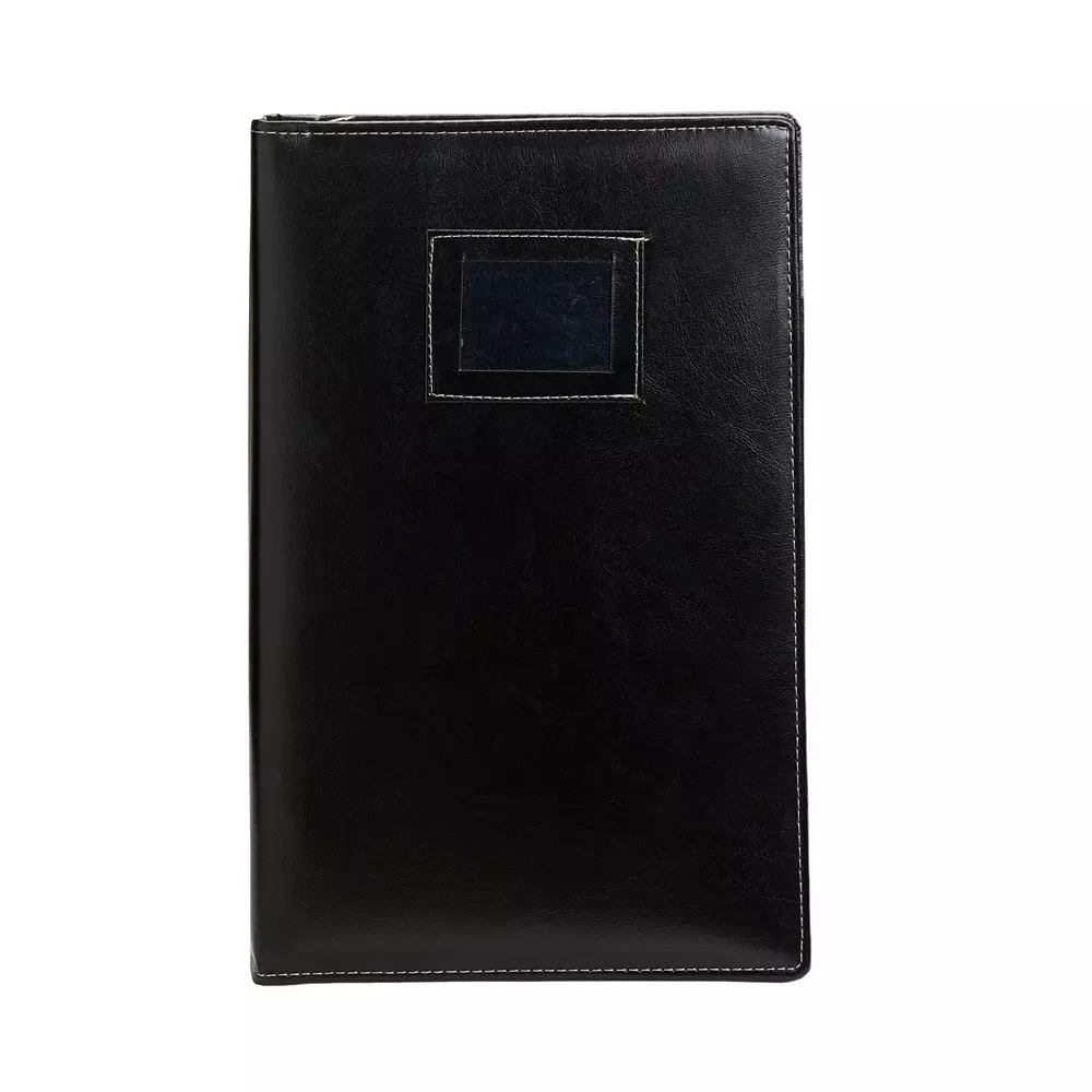 Trio 10 Pockets Urban Case Folio FC 21.6x34.3 cm Leather Black, UBFADX10