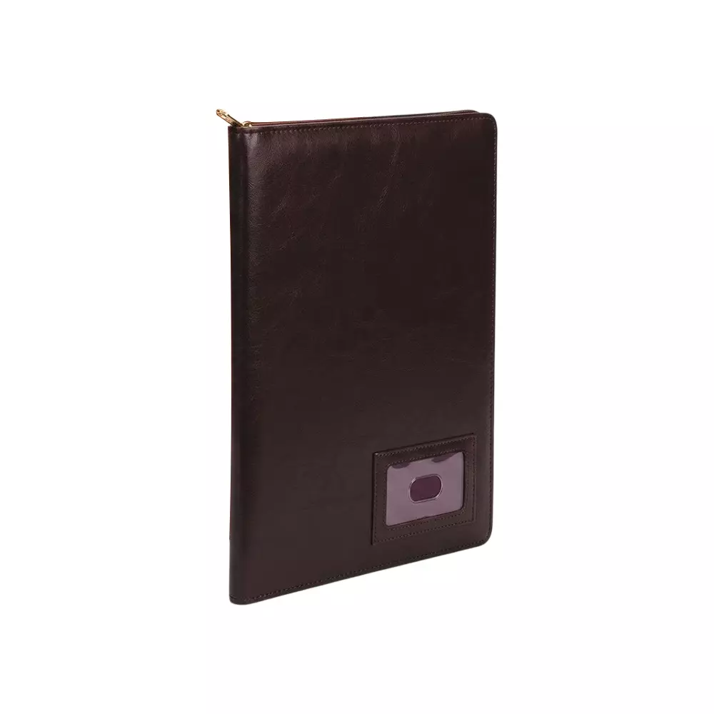 Trio 20 Pockets Urban Case Folio Leather FC 21.6x34.3 cm Maroon, UBF37P
