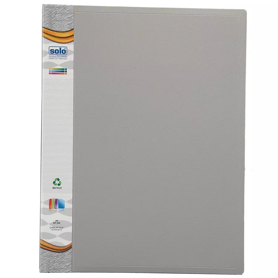 Solo DF 212 Display File 40 Pockets - Assorted (Pack of 5)