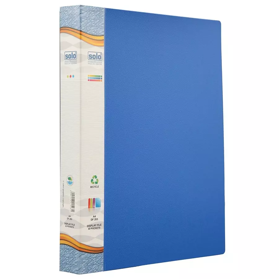 Solo DF 213 Display File 60 Pockets - Assorted
