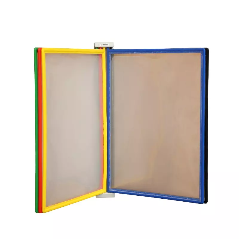 Vikrant Information Document Display Unit Wall Hanging A4 Sheet Metal Frame Rectangular Shape with 5 Folders