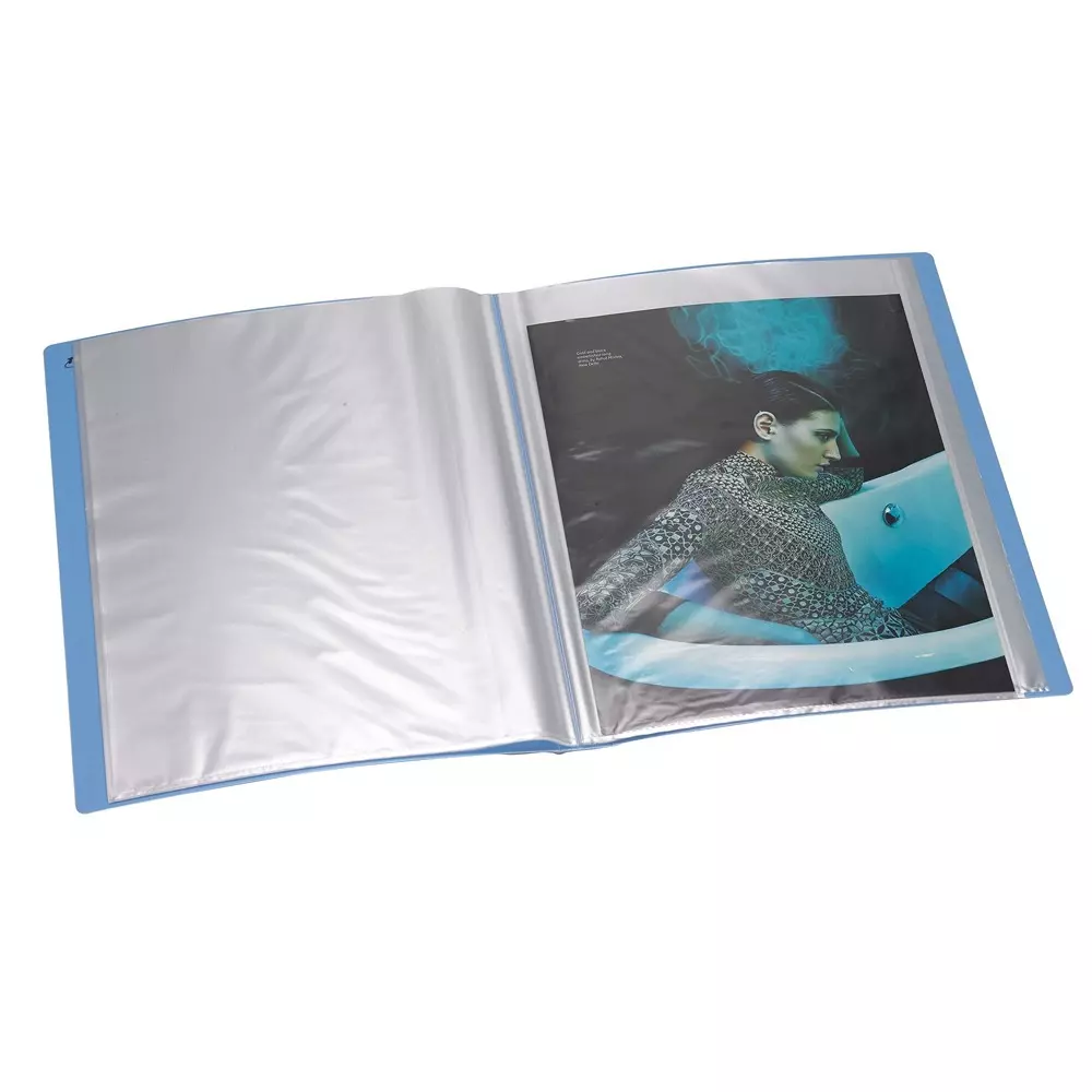 trio-40-pockets-display-file-a4-21x297-cm-plastic-light-blue-604a
