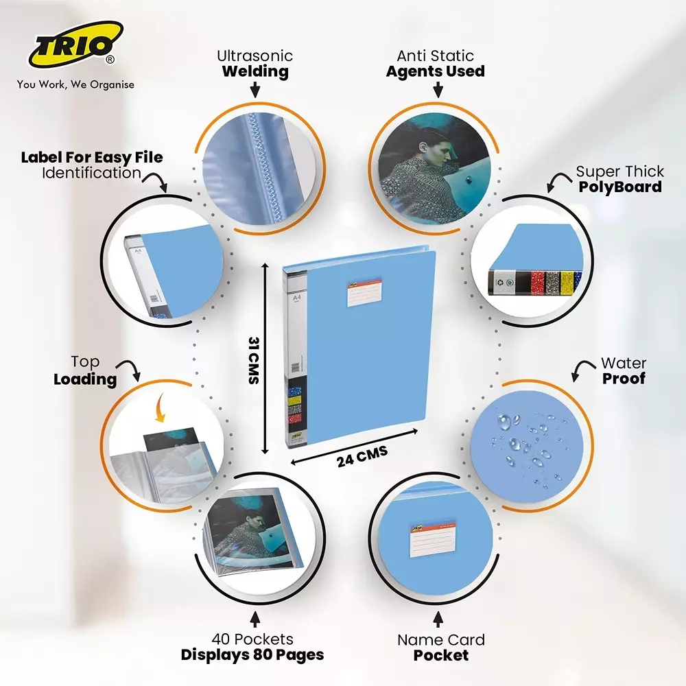 trio-40-pockets-display-file-a4-21x297-cm-plastic-light-blue-604a