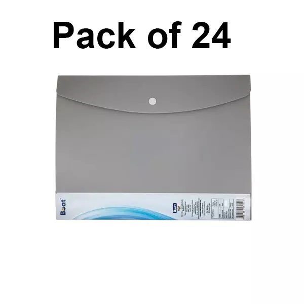 Boat by Ban Display Book Grey 10 Pockets A4, FG000581 (Pack of 50)