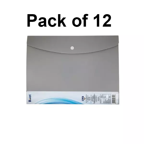 Boat by Ban Display Book Grey 10 Pockets A4, FG000581 (Pack of 12)