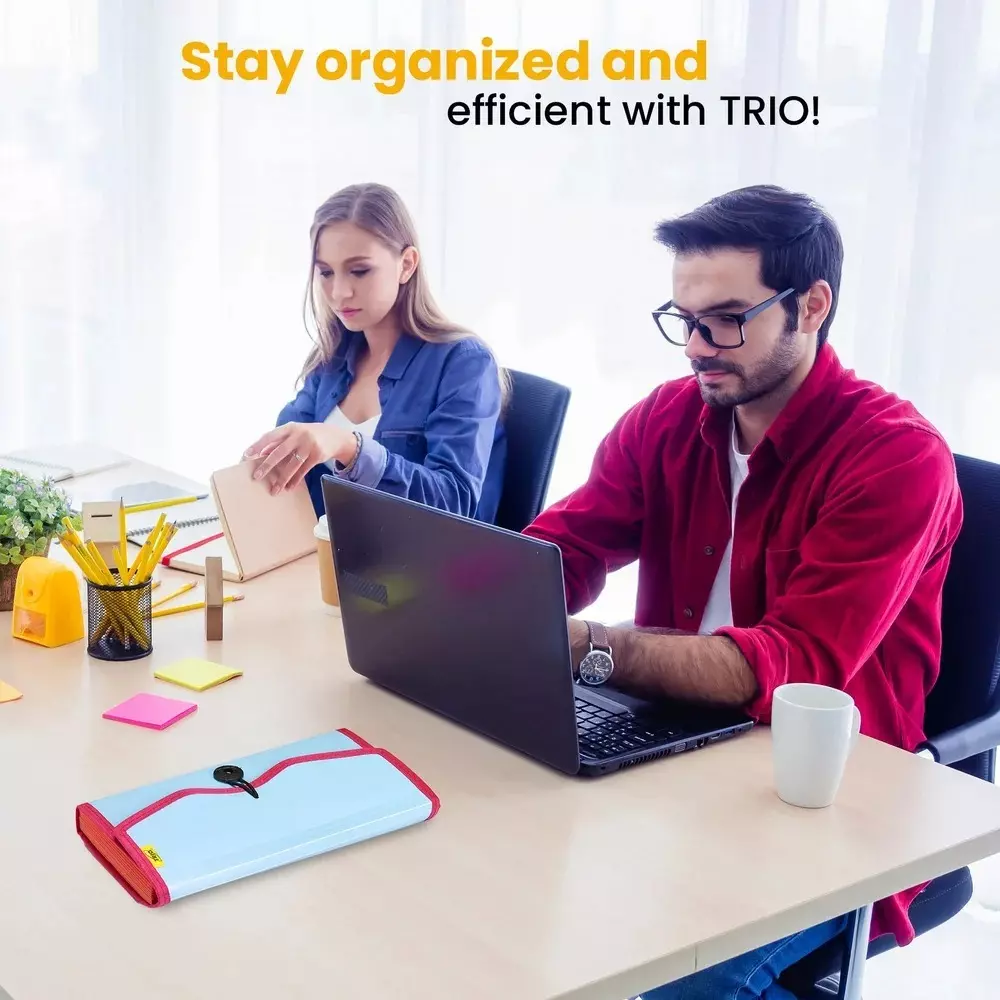 trio-13-pockets-expanding-cheque-file-polypropylene-pastel-orange-ej12c