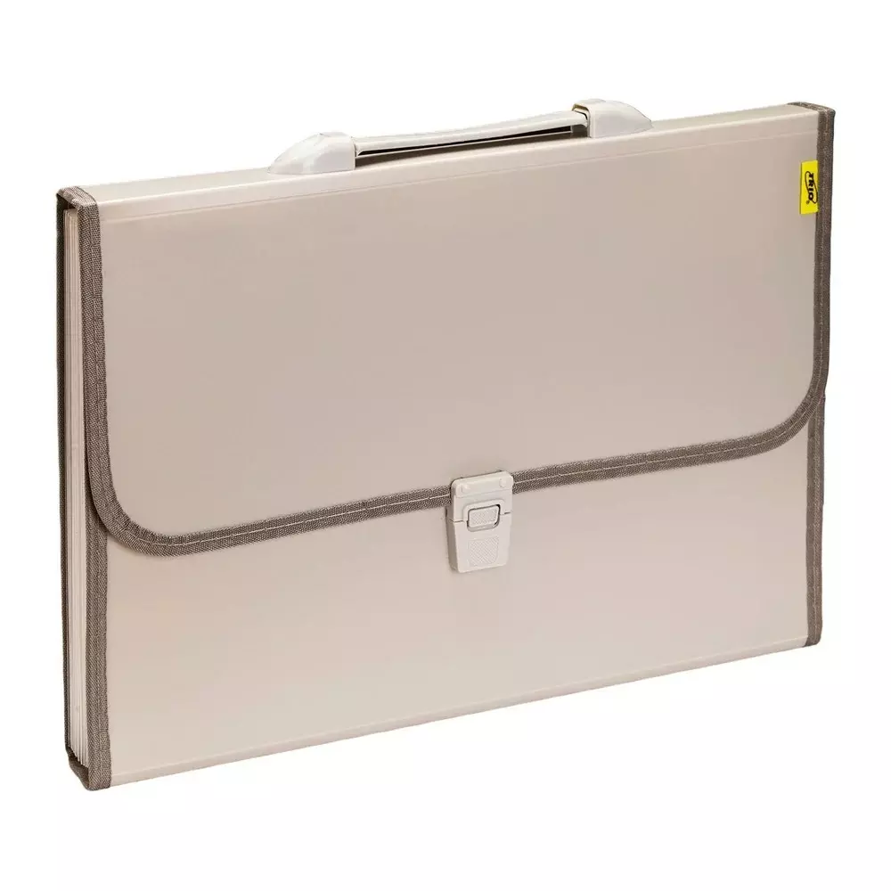 Trio 13 Pockets Expanding File FC 21.6x34.3 cm Polypropylene Grey, EM12FHL