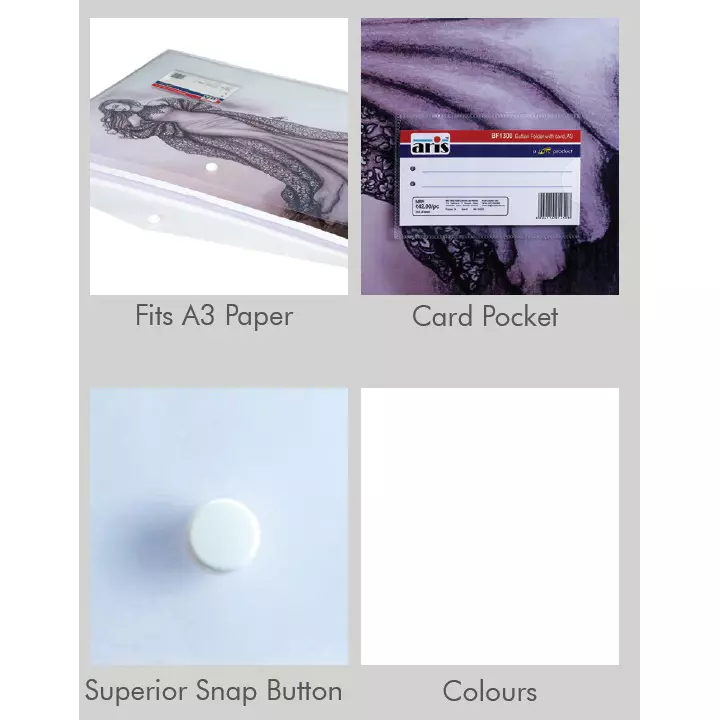 aris-button-folder-with-card-pocket-297x42-cm-natural-a3-for-office-school-and-home-bf1300