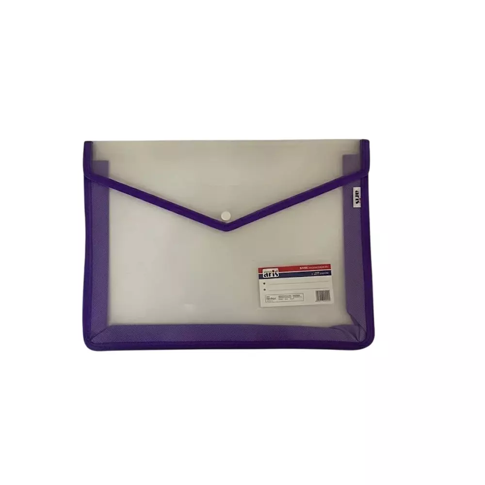 ARIS Document Holder with Card Pocket 21.6x34.3 cm Natural Purple FC, DH600