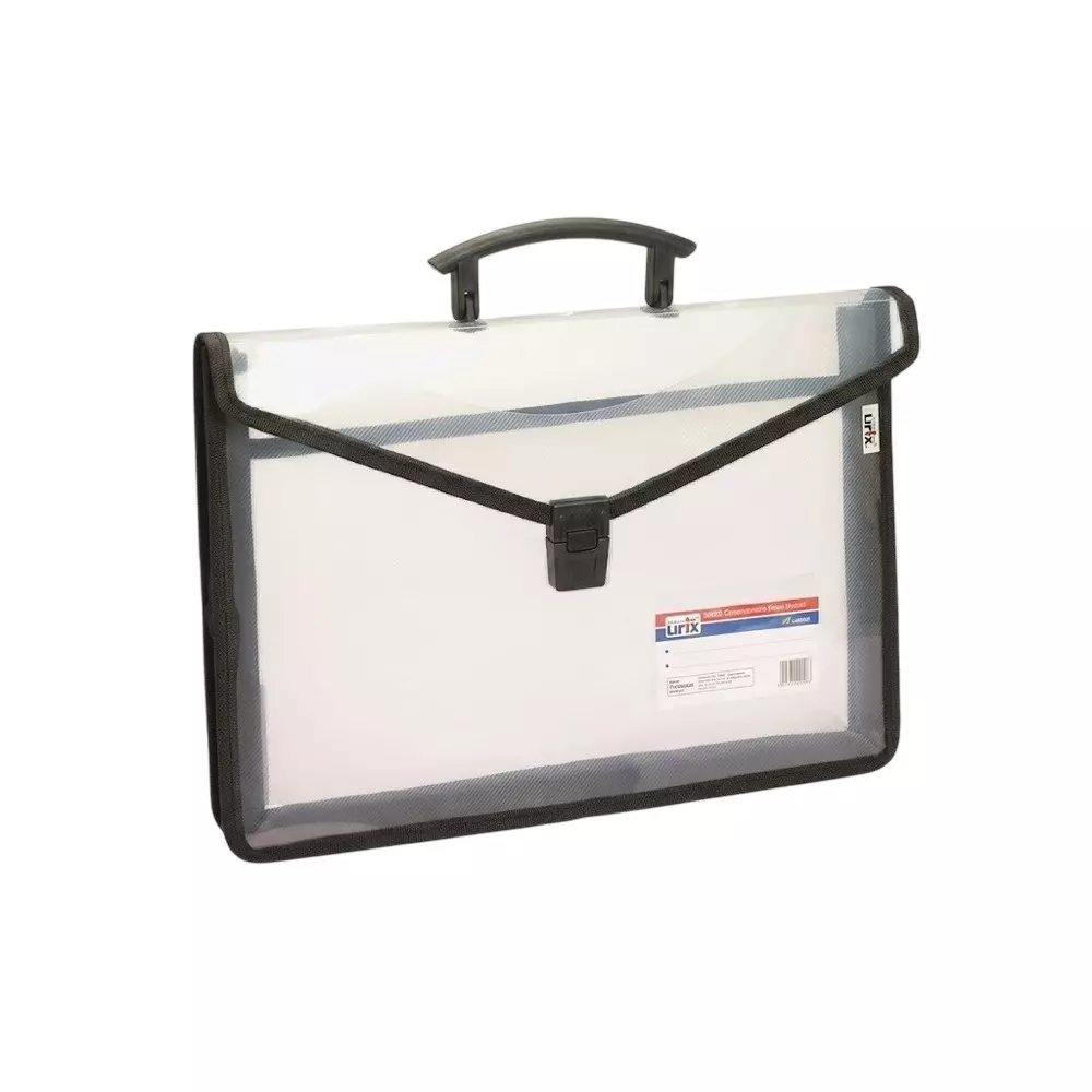 ARIS Document Holder with Handle & Lock 21.6x34.3 cm Natural Black FC, DH630