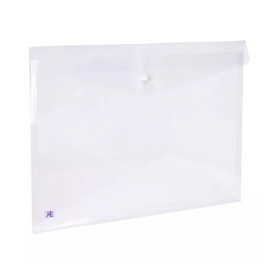 ARIS Button Folder 21.6x34.3 cm Natural FC for Office, School and Home, BF160