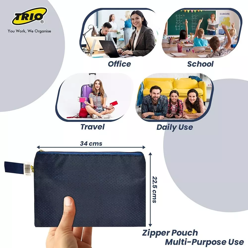 trio-mono-zip-pouch-polyester-a5-148x21-cm-blue-zp101a5