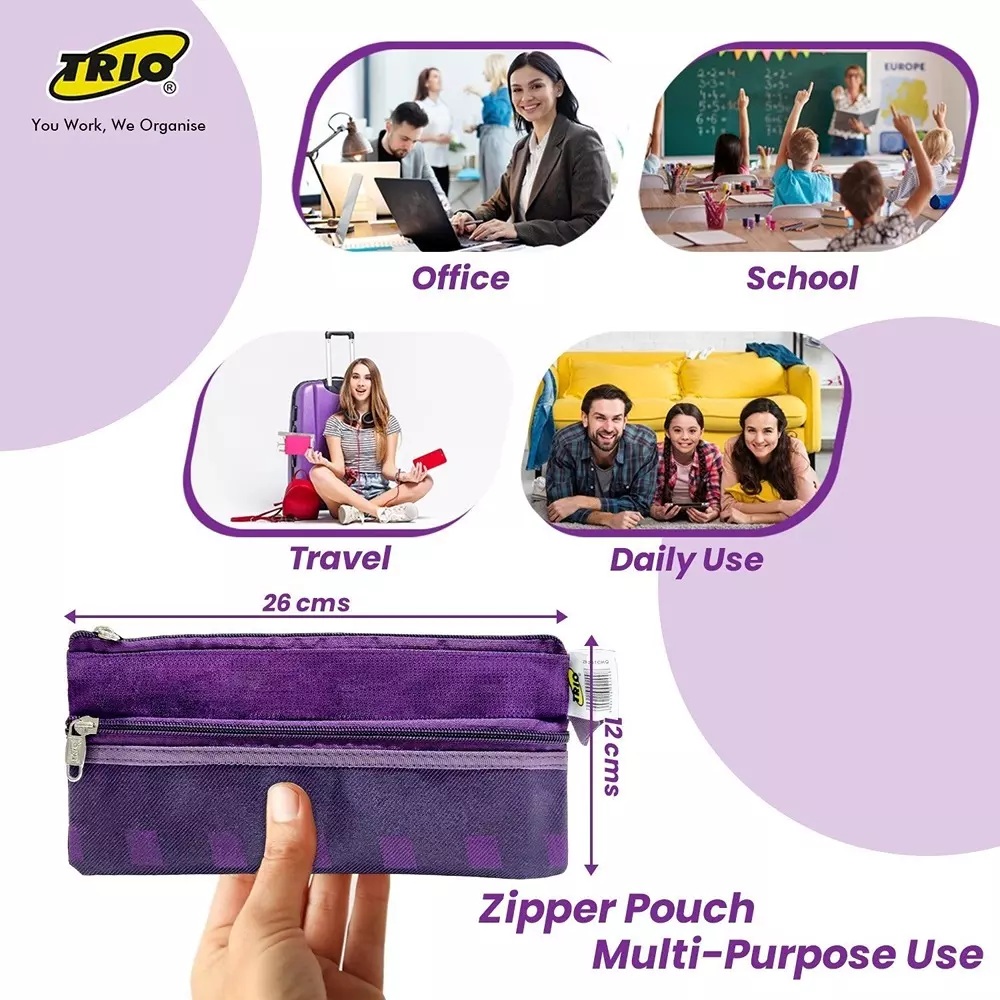 trio-zip-pouch-plastic-plain-pattern-purple-zp201chq