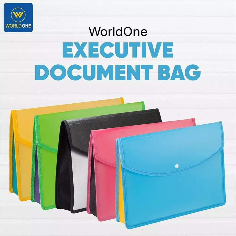 Worldone FC Size Premium Executive Bag (Assorted), DC227