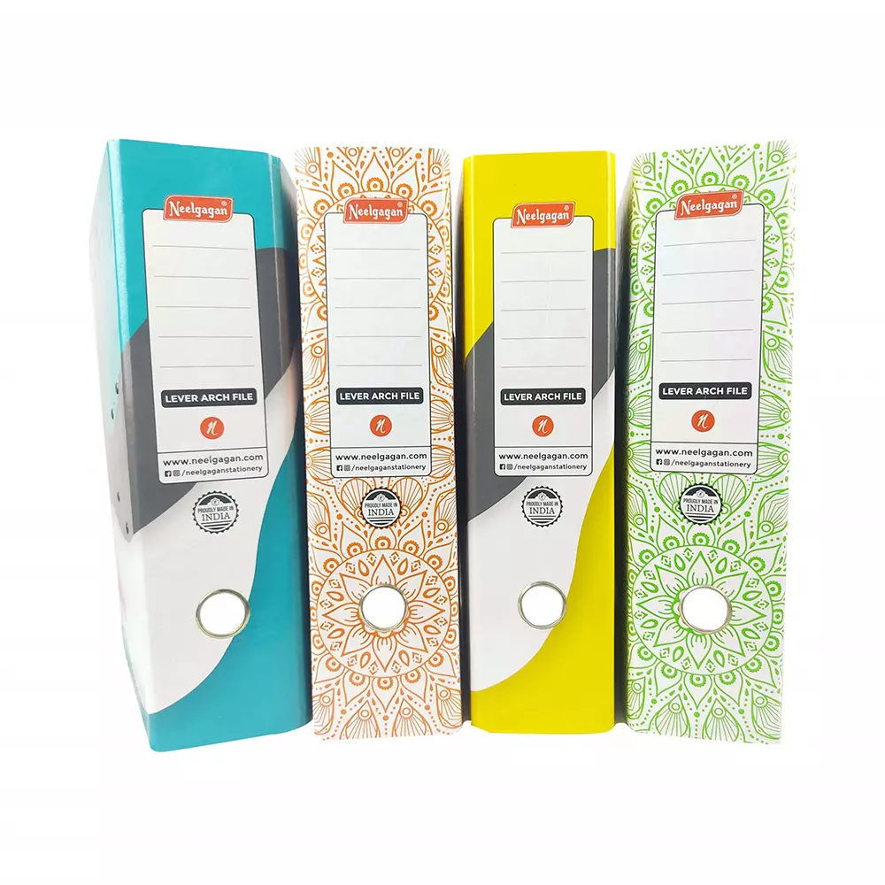 Neelgagan Index File No.80 355 mm (14 inch) Assorted (Pack of 10)