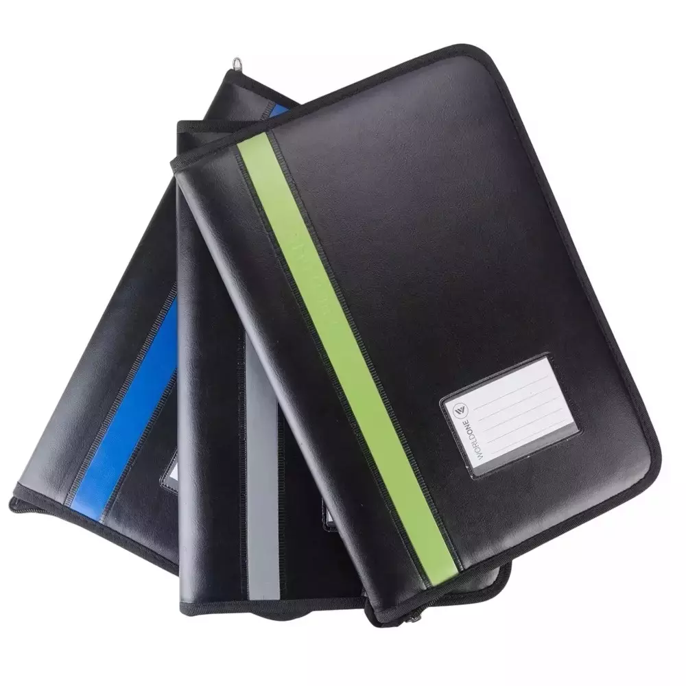 Worldone Portfolio Folder B4 40 Pocket Assorted, WLC1544