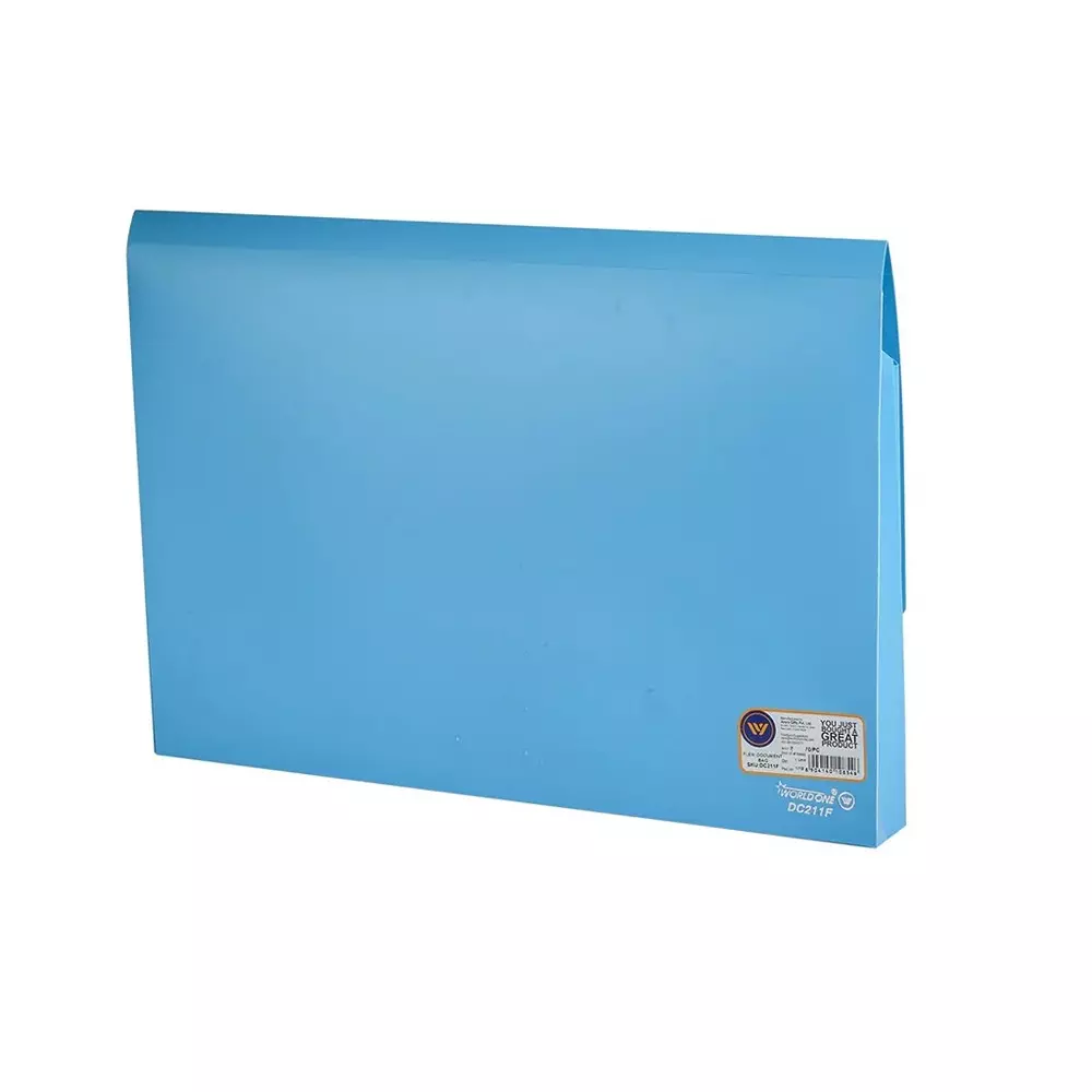 Worldone FC Size Flexi Document Bag (Assorted), DC211F