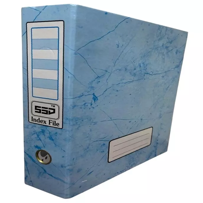 SSD Index File Rectangular Cardboard Assorted For School, offices, Home (Pack of 52)