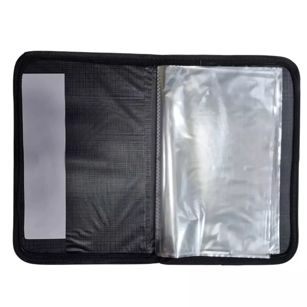 generic-portfolio-chain-bag-black-with-assorted-stripe-color-synthetic-leather-for-keeping-documents-official-use