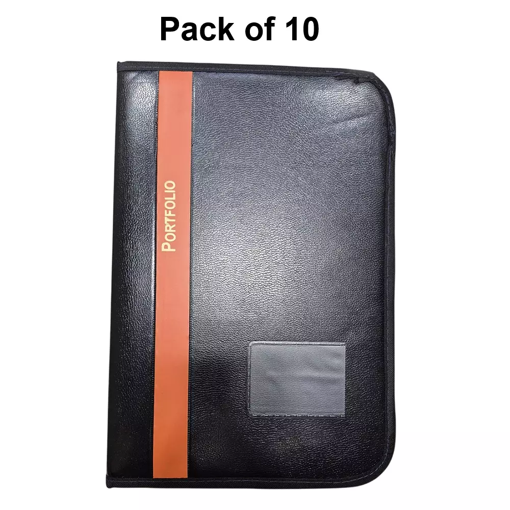 generic-portfolio-chain-bag-black-with-assorted-stripe-color-synthetic-leather-for-keeping-documents-official-use-pack-of-10