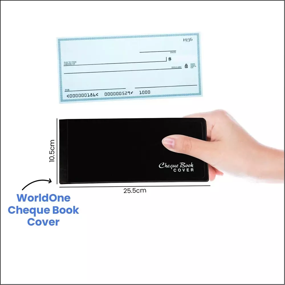 Worldone Check Book Cover (Assorted), RF008