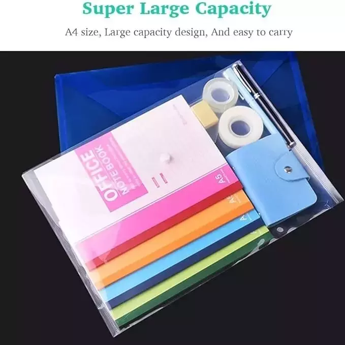 GENERIC A4/Legal Document File Clear Bag (Pack of 60)