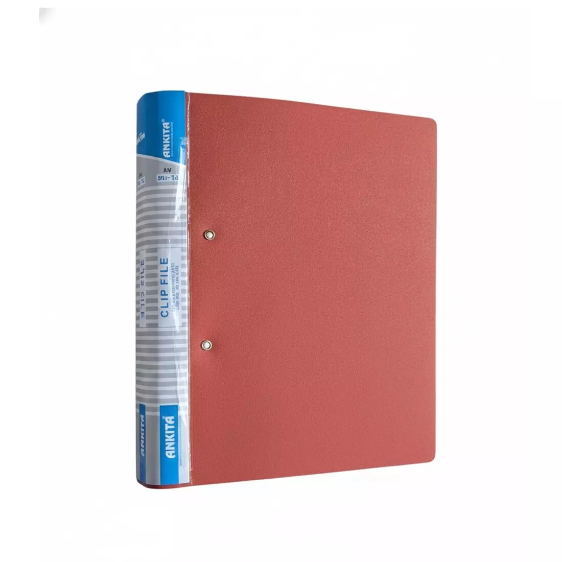 Ankita Plastic Punchless File Folder A4 Size Clip Style Multicolor, 305V (Pack of 20)