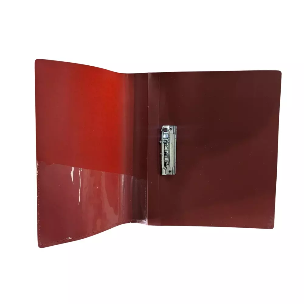 Ankita Plastic Punchless File Folder A4 Size Clip Style Multicolor, 305V (Pack of 20)