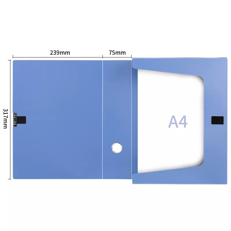 Deli Blue Document Case W5684