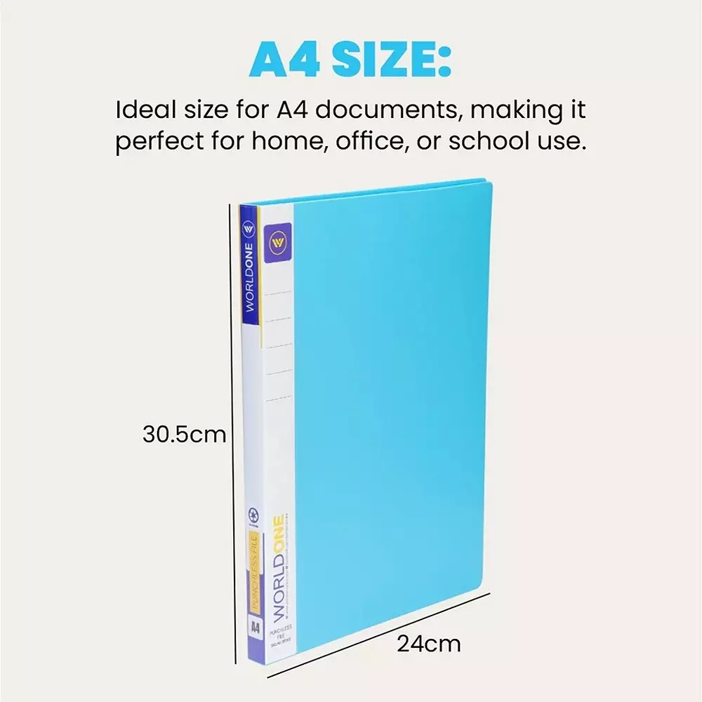 Worldone FC Size Punch less File (Assorted), RF002F