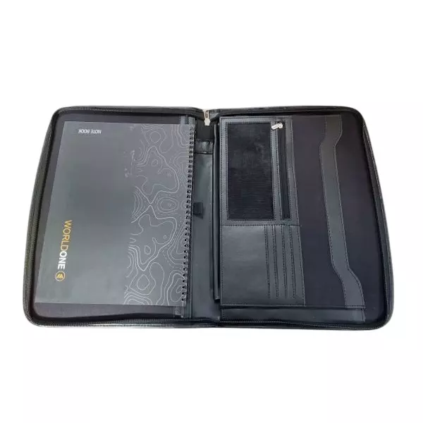 Worldone Executive Folder A4 Black, WLC1509