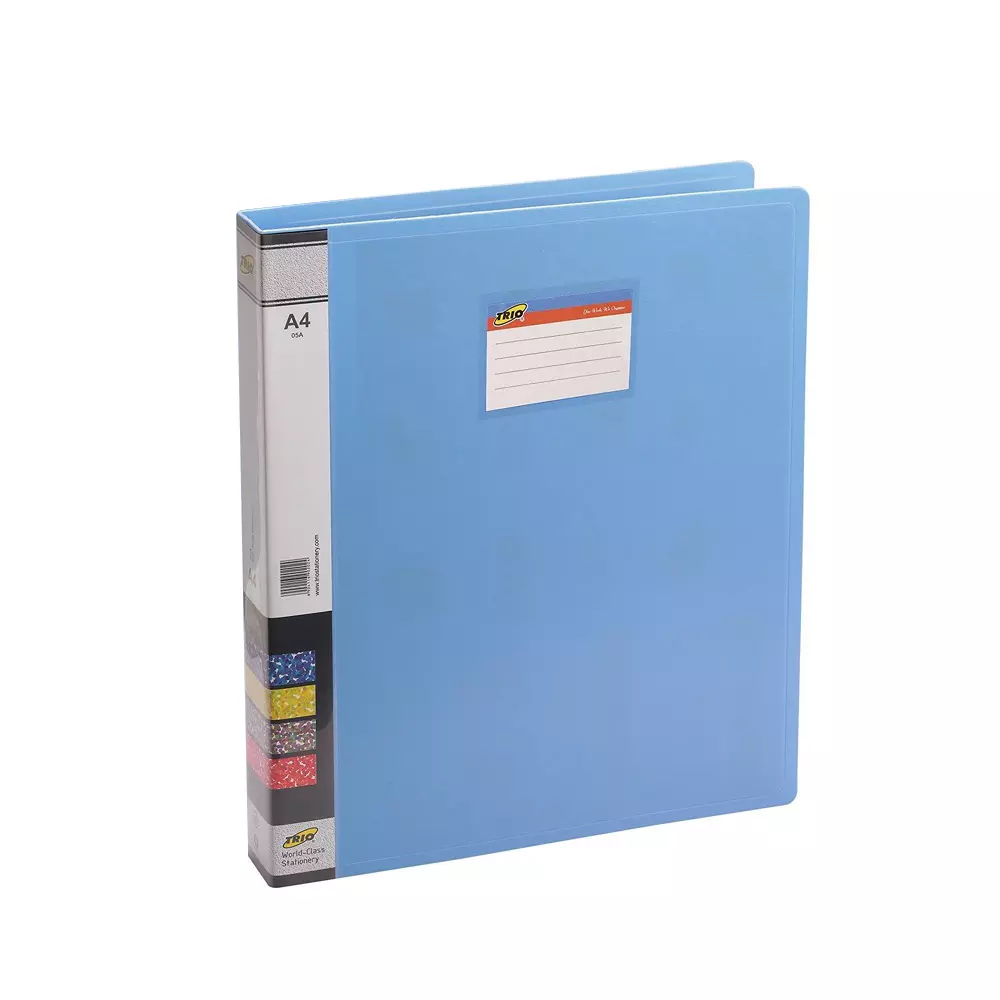 Trio Ring Binder Polypropylene FC 21.6x34.3 cm Light Blue, 08F