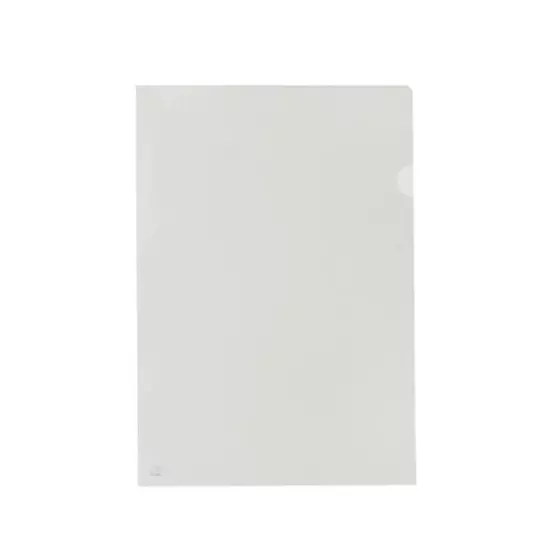 Astafiles L Folder Transparent Durable Plastic, A4 Size (Pack of 20 Pcs)