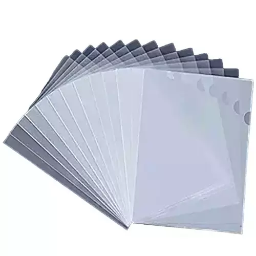 GENERIC 150 Micron Clear Plastic L Folder File A4 Size (Pack of 192)