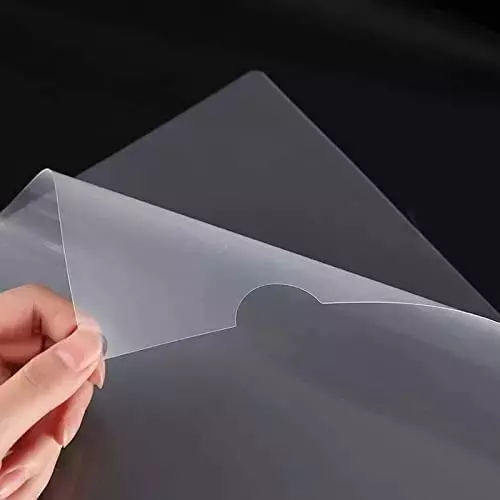 GENERIC 150 Micron Clear Plastic L Folder File A4 Size (Pack of 192)